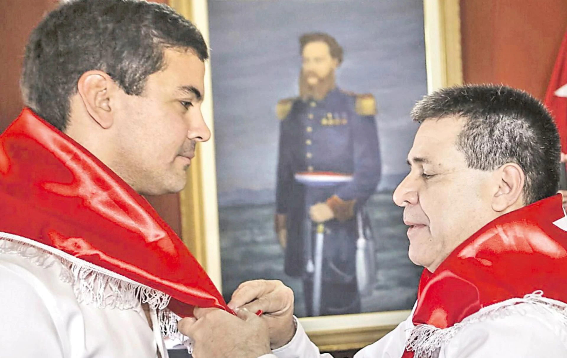 Santiago Peña con su campaña proselitista en San Pedro