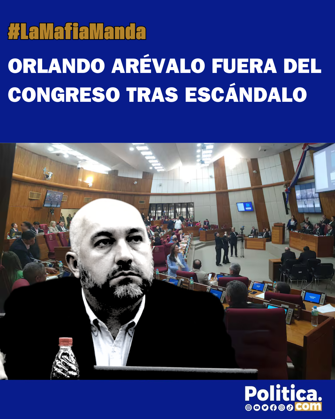 Orlando Arévalo fuera del Congreso tras escándalo