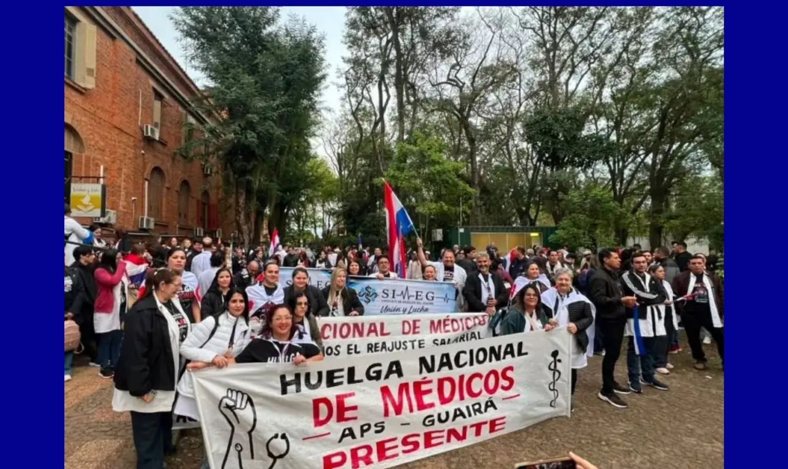 FILIZZOLA RESPALDA HUELGA MÉDICA Y CUESTIONA AL GOBIERNO